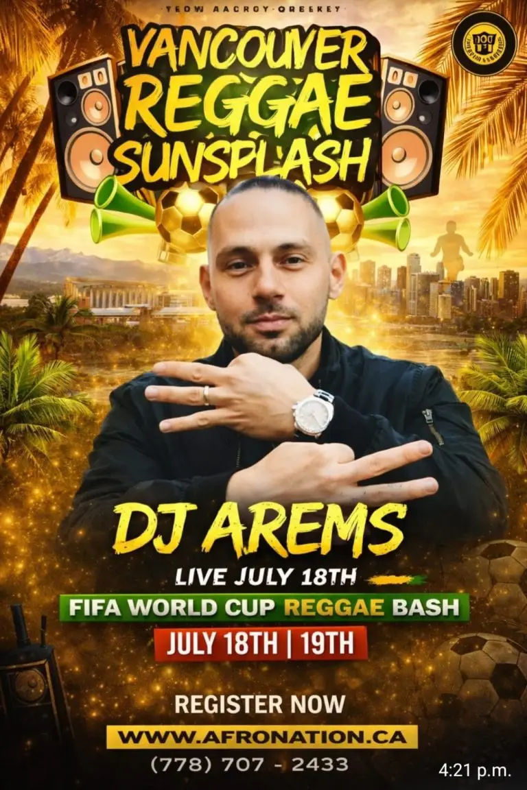 2026 Sunsplash Poster featuring DJ Arems