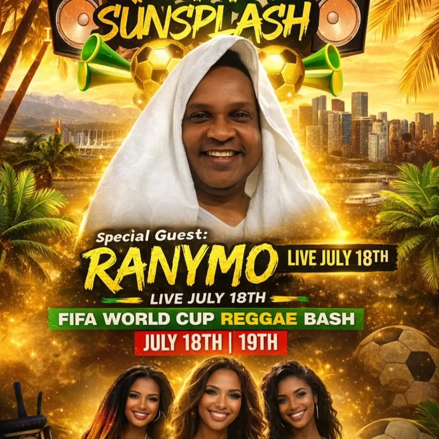 2026 Sunsplash Poster featuring DJ Ranymo